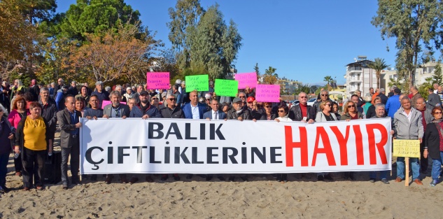 Anamur, balık çiftliklerine ‘HAYIR’ dedi