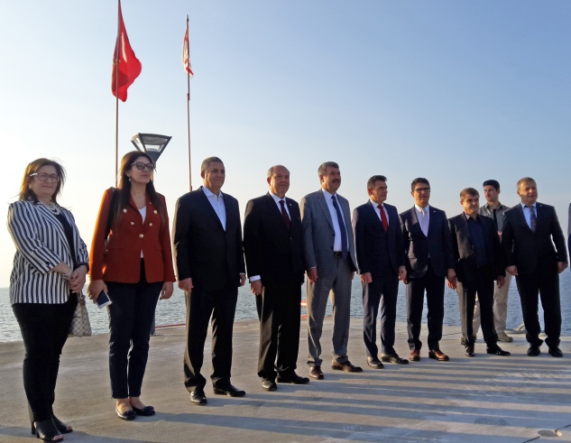 KKTC Başbakanı Tatar iskele ve barajı inceledi