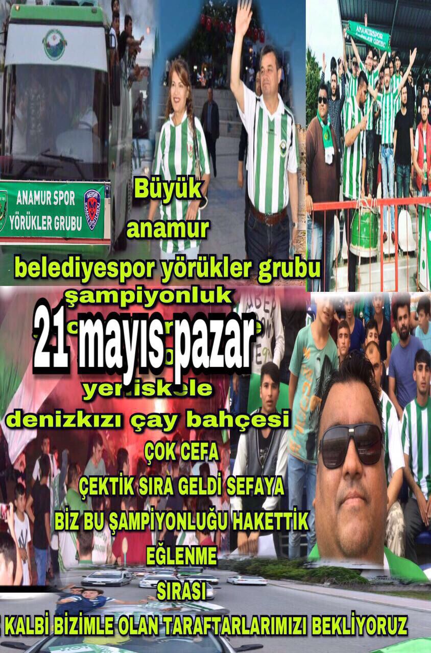 Anamur spora gönul verenler haydi
