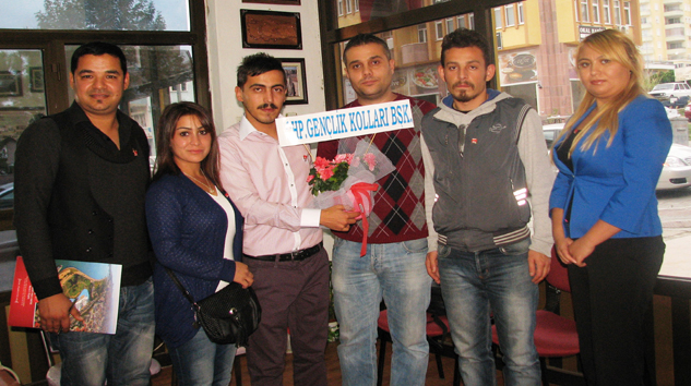 CHP GENÇLİK KOLLARINDAN GAZETEMİZE ZİYARET