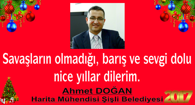 AHMET DOĞAN YENİ YIL MESAJI