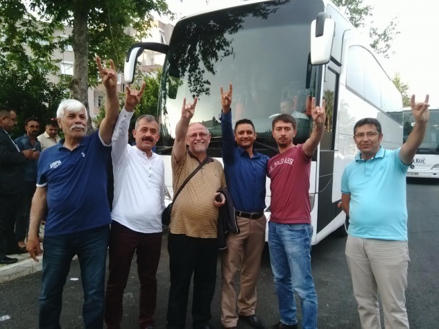 ANAMURLU GÖNÜLLÜ MHP’LİLER KONGRE İÇİN YOLA ÇIKTI