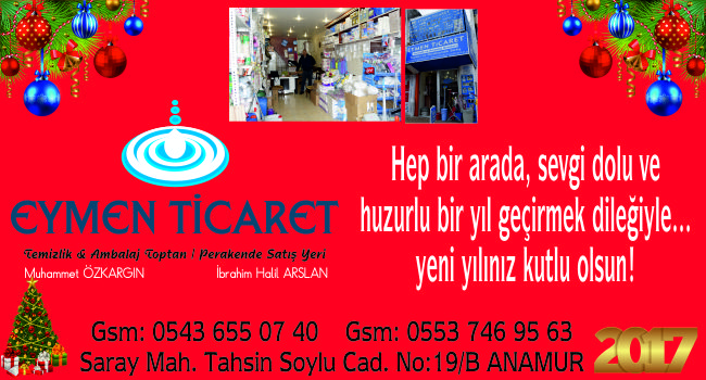 EYMEN TİCARET YENİ YIL MESAJI