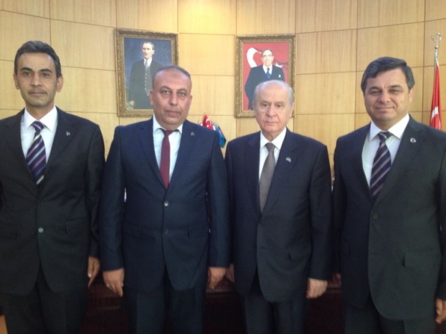 MHP ‘LİLER GENEL BAŞKANLARINI ZİYARET ETTİLER