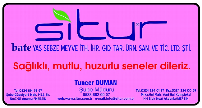 SİTUR  YENİ YIL MESAJI
