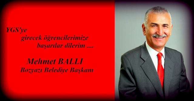 BAŞKAN BALLI ÖĞRENCİLERE BAŞARILAR DİLEDİ