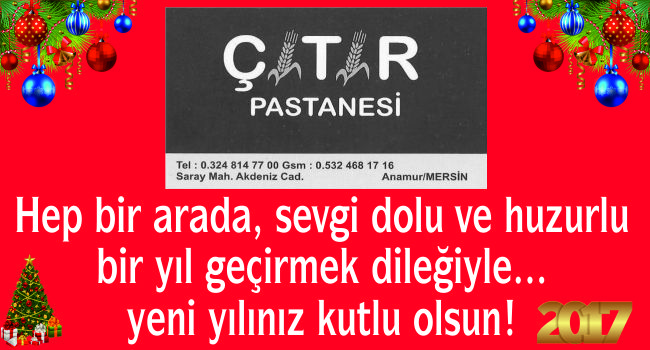 ÇITIR PASTANESİ YENİ YIL MESAJI